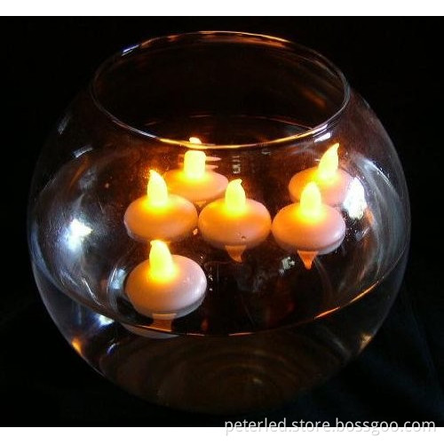 LED Holiday Decoration Floating Candle Light indoor or outdoor